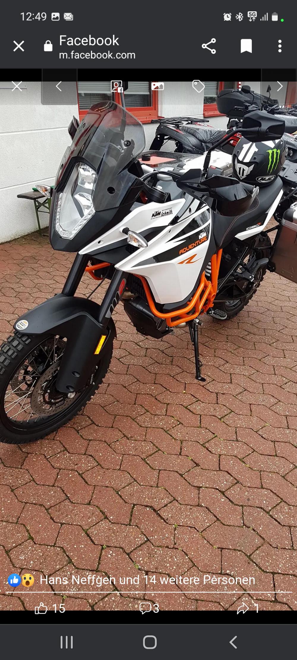 Motorrad verkaufen KTM 1090 adventure r  Ankauf